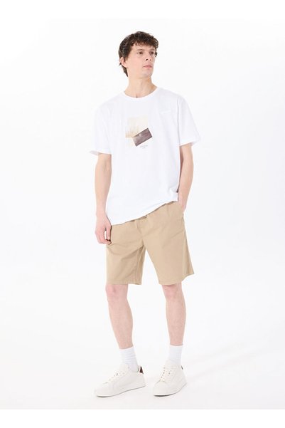Men's Standard Straight Bermuda Shorts M5Sm-Srt1120