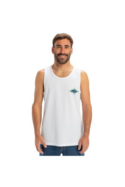 Ev Beach Blast Tank Men's White Undershirt Men's Underwear Eqyzt08048