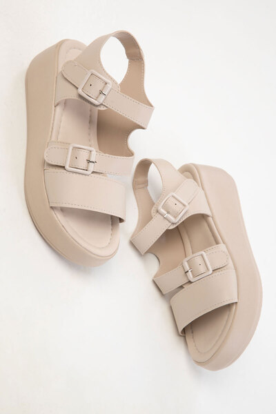 Beige Women's Sandals 20515