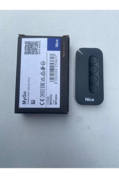 Nice Mygo 4-канален далечински управувач со 4 копчиња Nice далечински за автоматска врата Nice далечински управувач