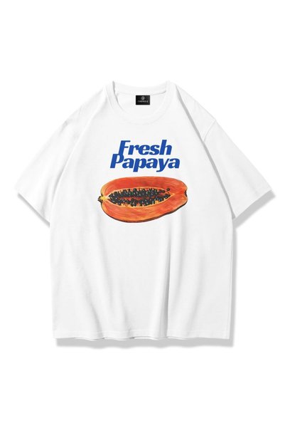 Unisex Fresh Papaya Tshirt White
