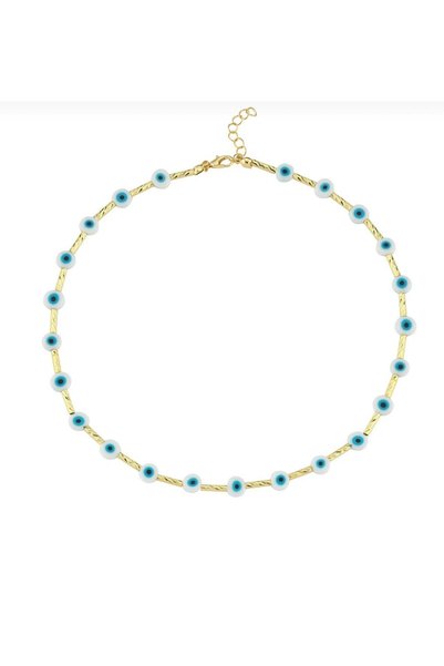 Evil Eye Gold Necklace