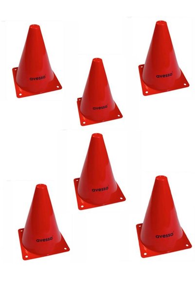 Hn-18-1 Training Cone 18 Cm Red 6 pcs