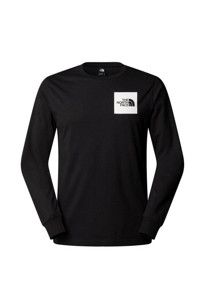 Men's L/S Fine T-Shirt Nf0A8A6Pjk31 Black-L