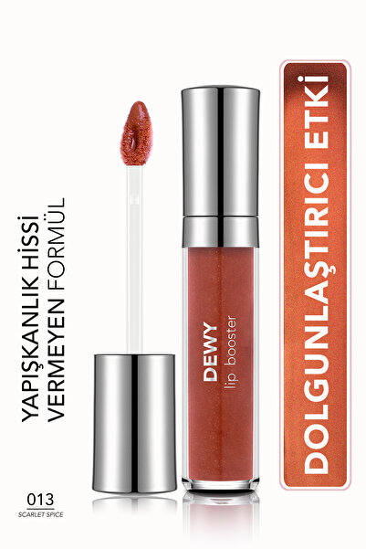 Сјај за усни за волумен - Dewy Lip Booster - 013 Scarlet Spıce - 8682536094061