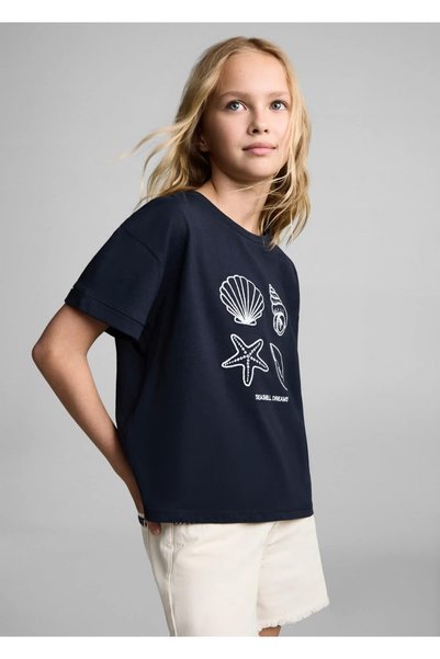T-shirt with embroidery detail