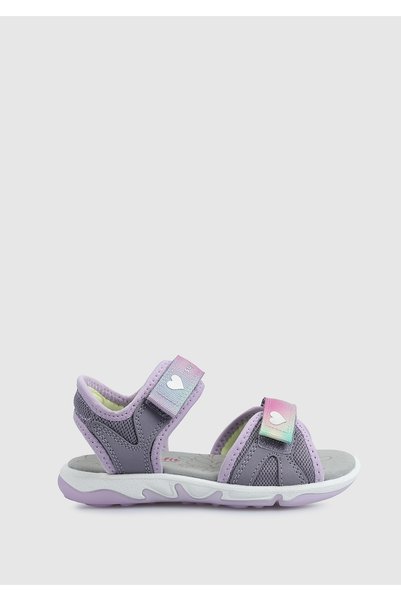 Lilac girl flat sandals