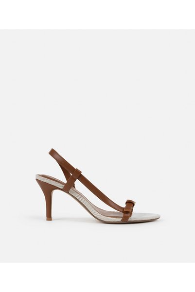 Minimal Metal Buckle Heels