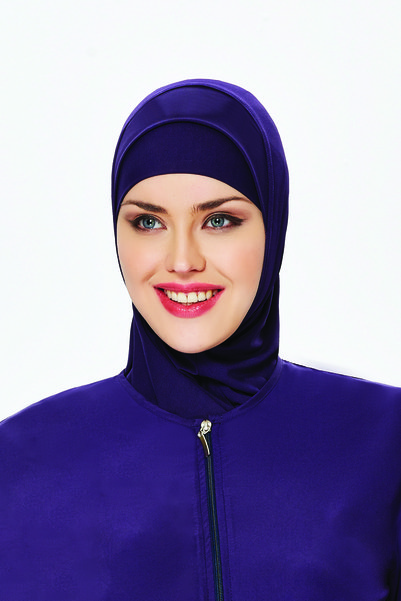 Swimming Scarf Pool Sea Scarf Rbe-01 Purple