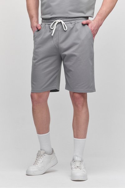Men's Comfort Fit Gray Shorts & Bermuda