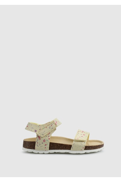 Yellow Girl's Flat Sandals