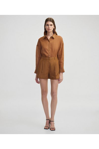 Linen Shorts with Pens