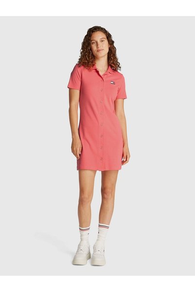 Tommy Hilfiger Tjw Badge Pique Polo Dress Women's Dress Dw0Dw20302Xi2