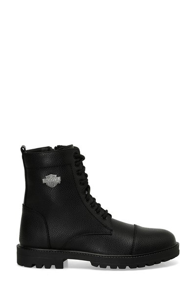 Trail 4Pr Black Men's Biker Boots