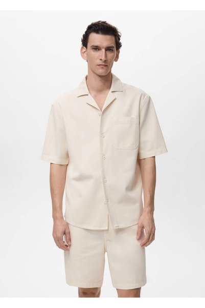 Cotton Lyocell Pocket Shirt