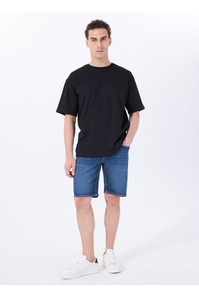Denim Shorts, 33, Blue