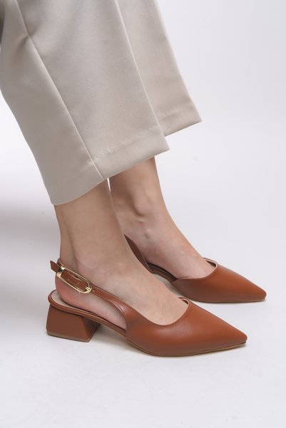 Iohsevel Women's Heeled Shoes 0012124   Tan Skin