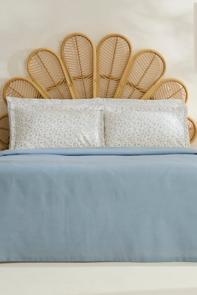 Lina Bamboo Double Pique Set Blue