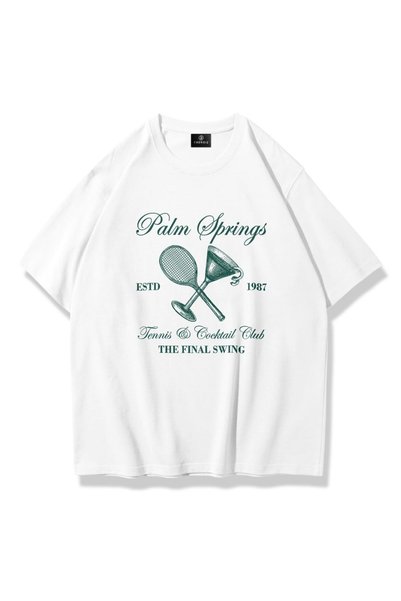Women's Palm Springs Tshirt White