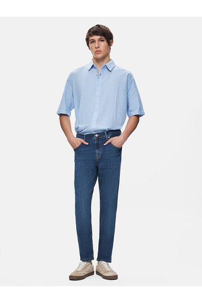 Diego X Y Skinny Leg Mid Waist Jean Trousers