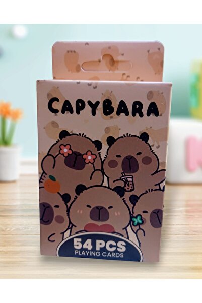 Capybara карти за играње, карти за Pişti, бриџ, Batak, 52 карти A-30 Capybara