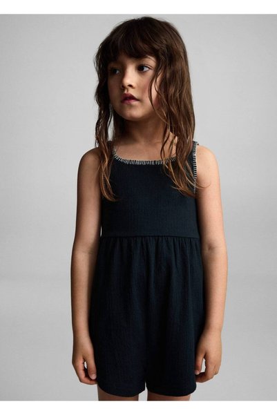 Straight cut shorts jumpsuit