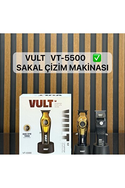 vt-5500 професионален тример за брада, тример за коса и врат со дигитален дисплеј и прилагодлив
