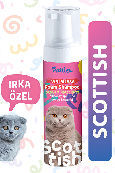 Сув шампон специјално за мачки од расата Scottish Fold, за здравје на крзното, против опаѓање