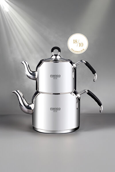 Mango Kitchen - мини сет чајници од нерѓосувачки челик 18/10 0,8-1.75 Lt.