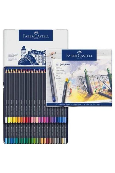 Faber Castel Goldfaber Dry Crayons Set of 48 - 5188114748