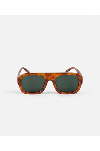 Patterned rimmed sunglasses
