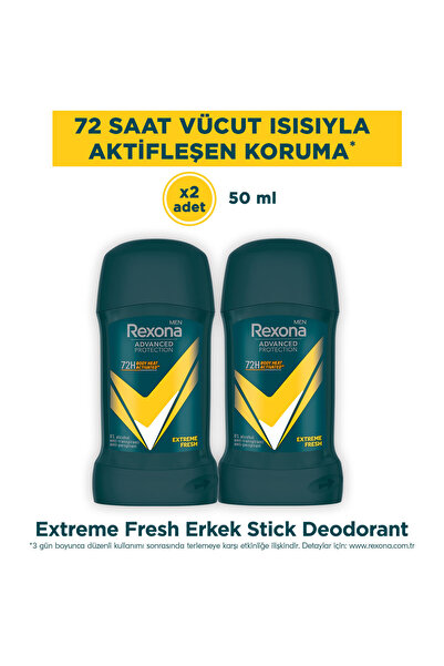 Men Advanced Protection машки стик дезодоранс Extreme Fresh 50 ml x2