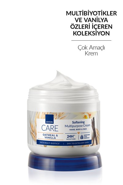 Care Gentle Multi-Purpose Cream for Dry Skin Containing Multi-Biotics & Vanilla 400 Ml.