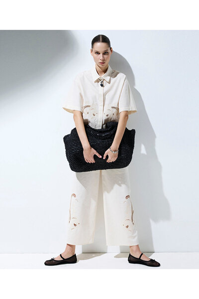 Embroidered pants