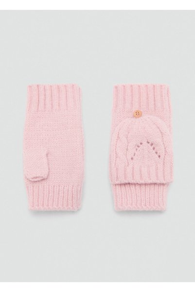 Pale Pink Girl's Gloves 77015992