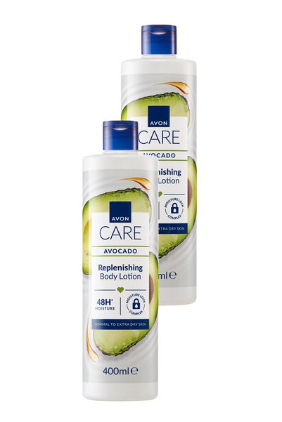 Care Avocado Extract Body Lotion for Dry Skin 400 ml. Double Set