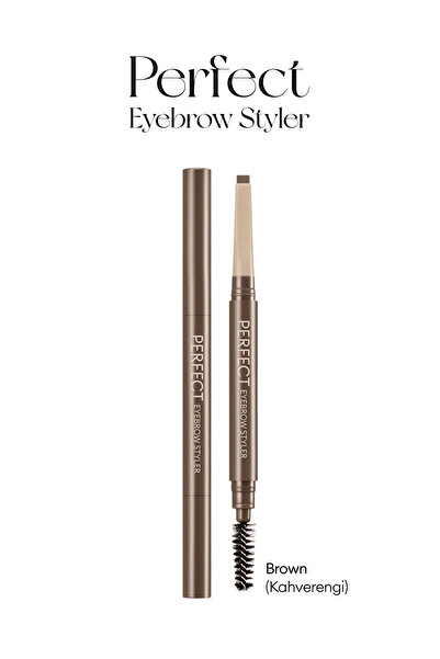 Долготраен молив за веѓи на извлекување Perfect Eyebrow Styler (BROWN)