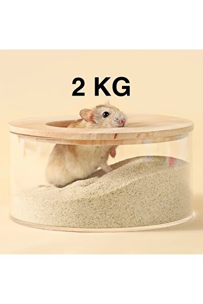 Песок за играње за хрчаци измиен и печен 2 KG
