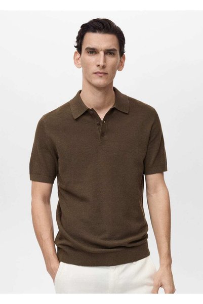 Slim Fit Cotton Knitwear Polo Shirt