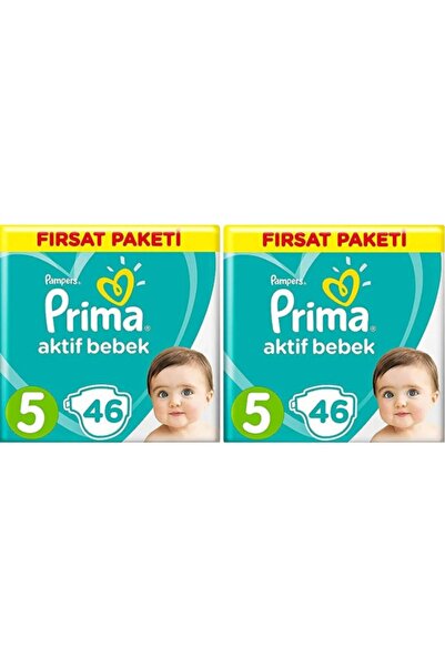 Пелени Active Baby големина 5 46x2 92 парчиња