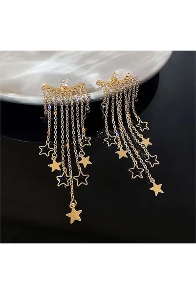 Star Dangle Ghost Earrings