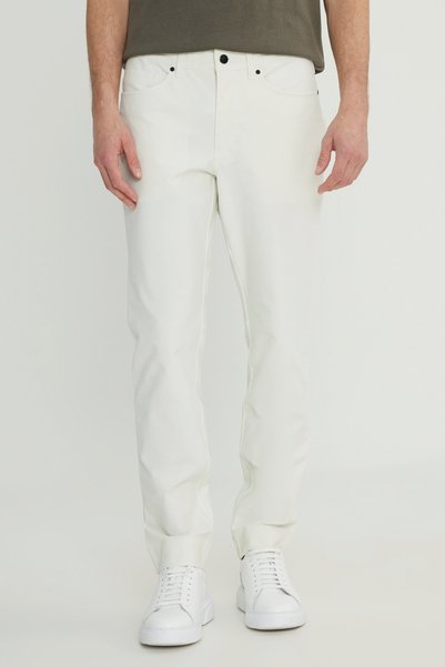 Men's Stone 360 All-Way Stretch Slim Fit Slim Fit Cotton 5 Pocket Casual Pants