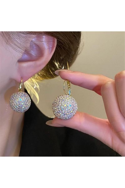 Crystal Ball Earrings