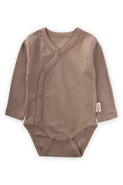 Double Breasted Bodysuit 0-18 Months Mink
