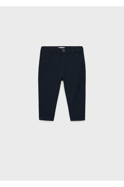 Chino Trousers with Contrast Waist