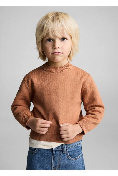 Cotton knit sweater
