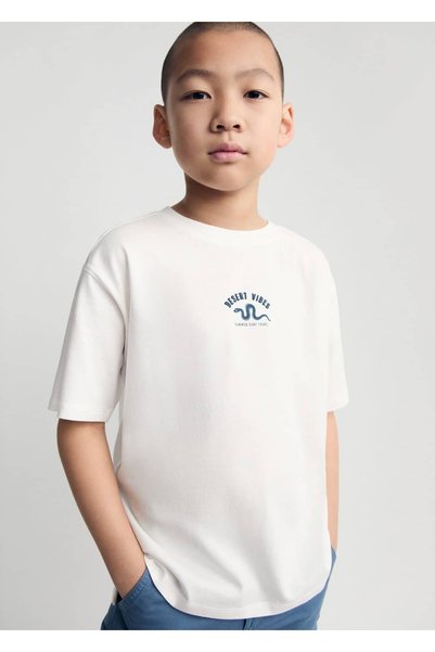 Short-sleeved T-shirt with print
