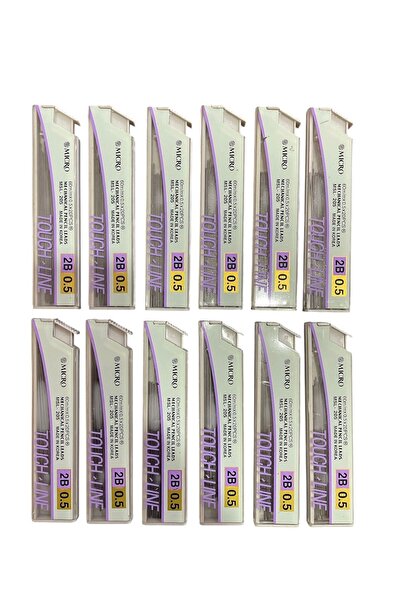 Touch-line 0.5 mm 2b графит за молив, пакување од 20 - 12 туби ( 1 КУТИЈА )