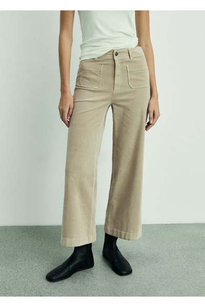 Catherin Culotte Corduroy Pants