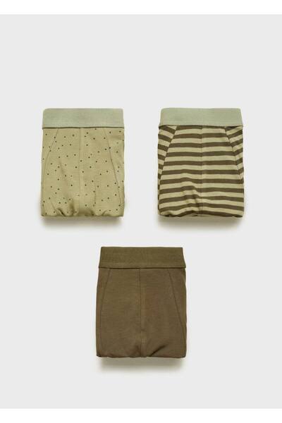 3-Piece Combined Cotton Underwear Set